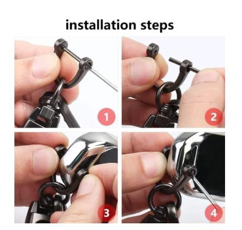 Ram Luxury Leather Keychain