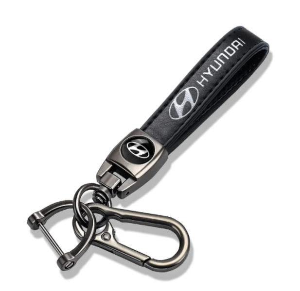 Hyundai Luxury Leather keychain