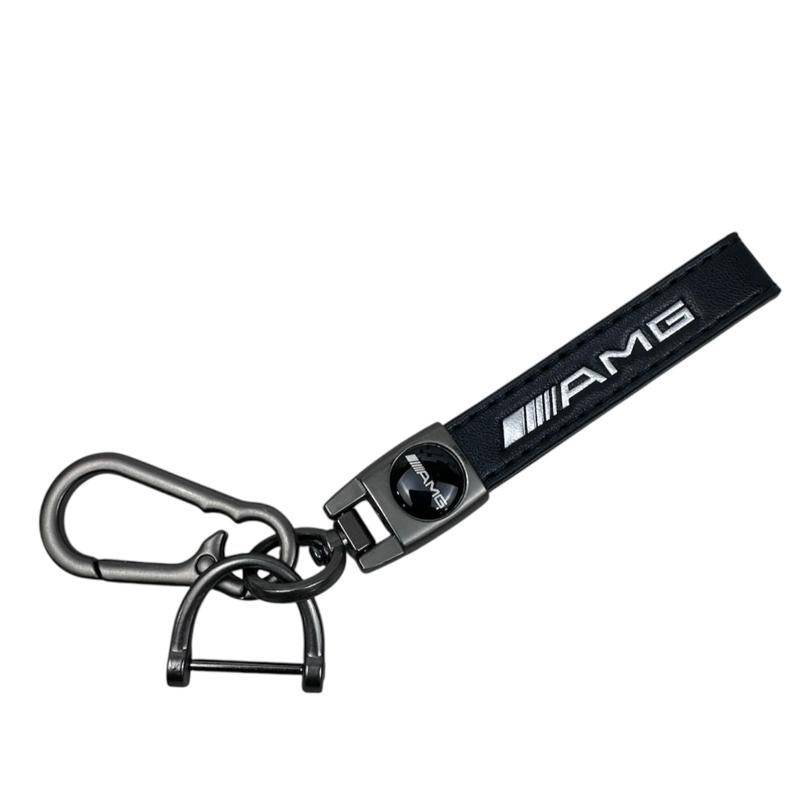 Mercedes AMG Luxury Leather Keychain