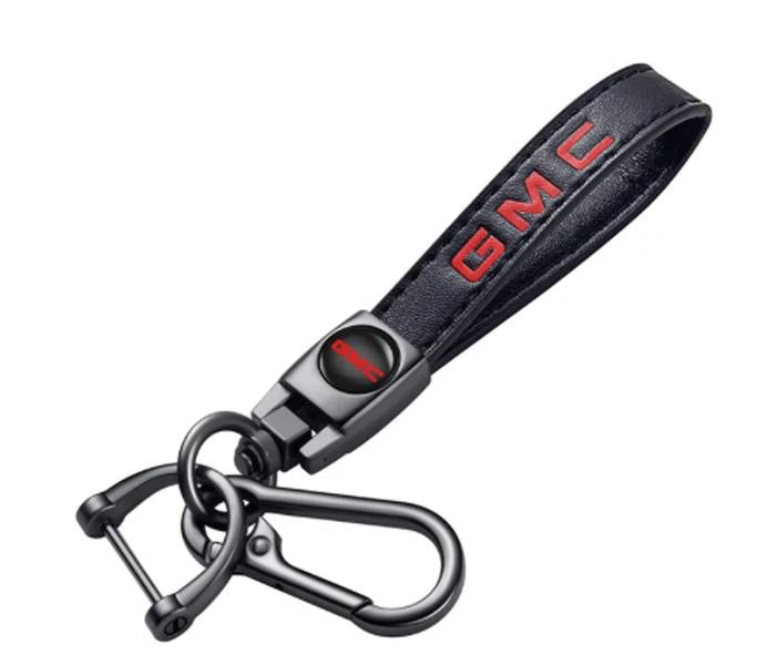 GMC Luxury Leather Keychain