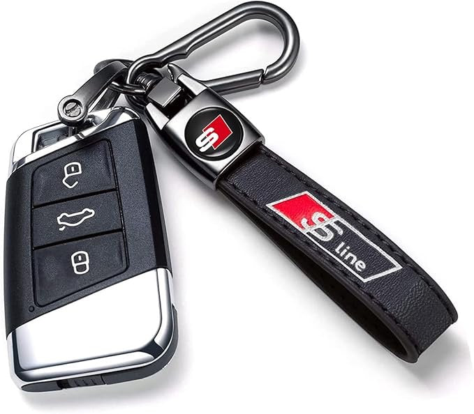 Audi S-Line Luxury Leather Keychain