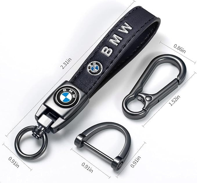 BMW Luxury Leather Keychain