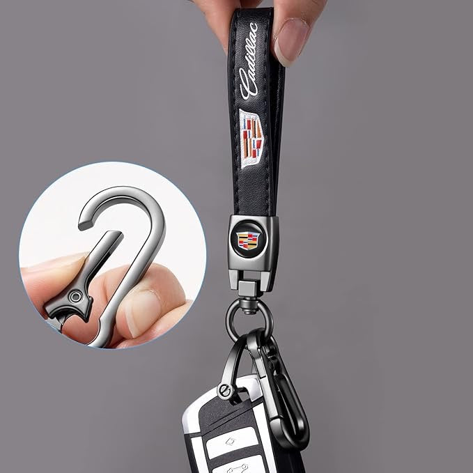 Cadillac Luxury Leather Keychain