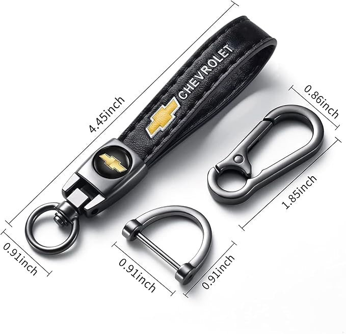 Chevrolet Luxury Leather Keychain