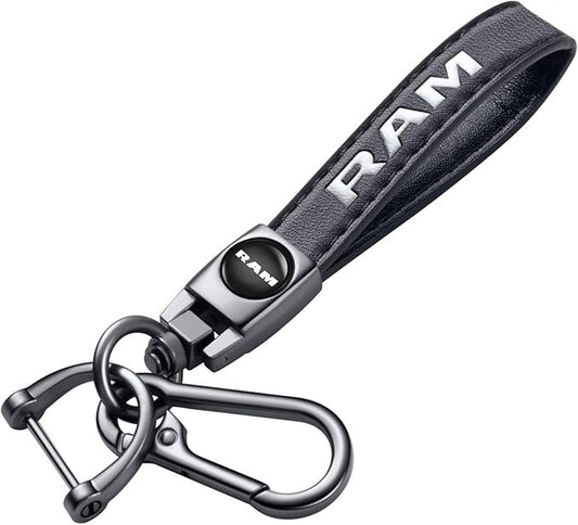 Ram Luxury Leather Keychain