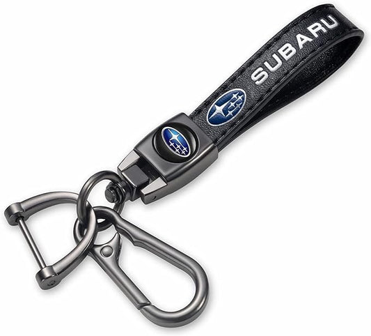 Subaru Luxury Leather Keychain
