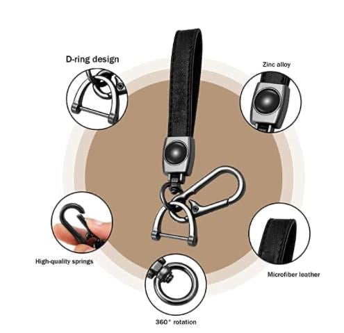 Audi Luxury Leather Keychain