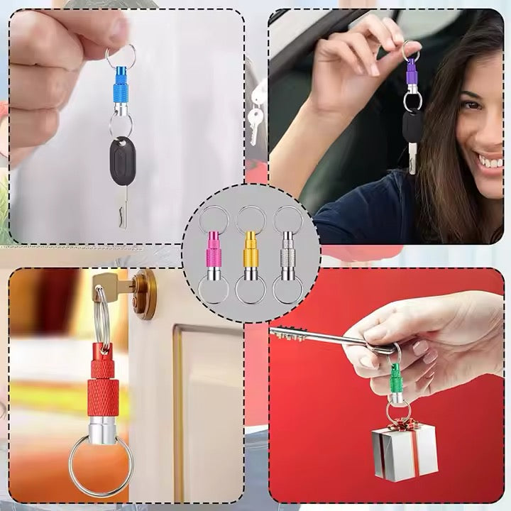 Quick Release 360° Keychain – 5 Set