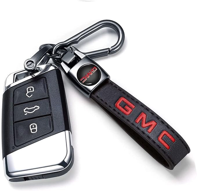 GMC Luxury Leather Keychain